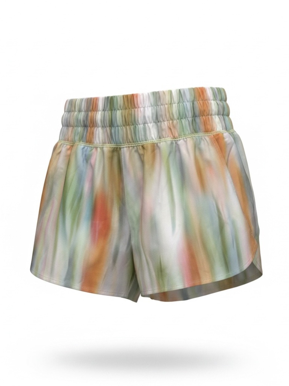 CALIA by Carrie Underwood Pastel Watercolor Stripe Athletic XS Shorts